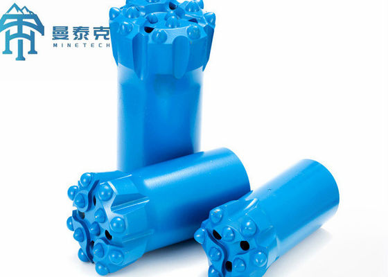 R32 76mm 45CrNi قطع زر الخيوط مع 13 كربيد لأدوات الحفر المطرقة العليا