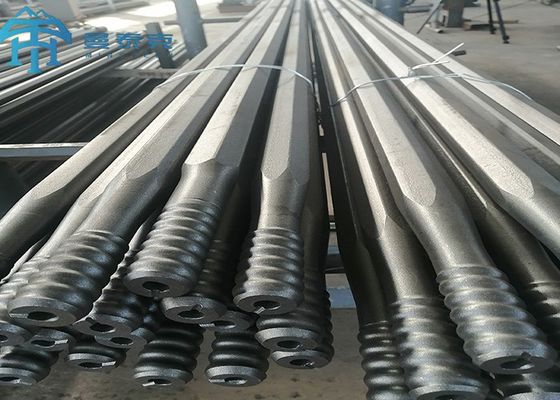 عالية الصلابة T38 حفر رود التعدين Quarring الخيوط المثقاب رود 600mm-6400mm