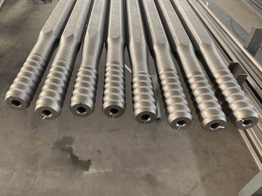 أدوات الصخرة المطرقة العليا R32 Hex Extension Thread Drill Rod للتعدين والحجارة