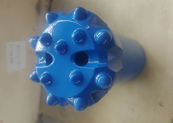 R32 76mm 45CrNi قطع زر الخيوط مع 13 كربيد لأدوات الحفر المطرقة العليا