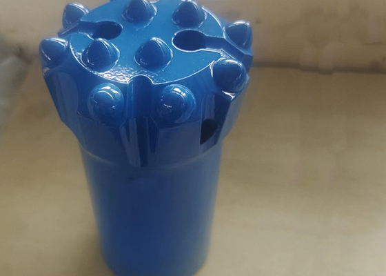 T45 102mm حفر الصخرة خيط زر قطعة للتعدين تحت الأرض