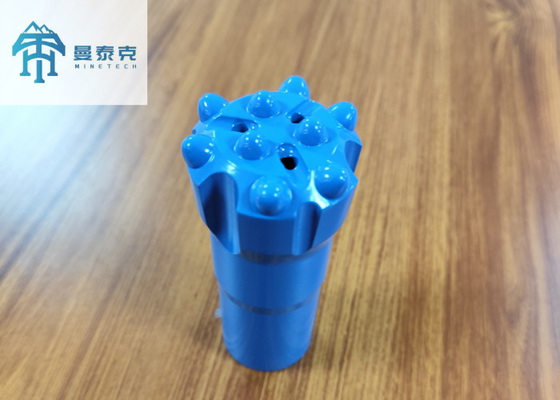 R32 76mm 45CrNi قطع زر الخيوط مع 13 كربيد لأدوات الحفر المطرقة العليا