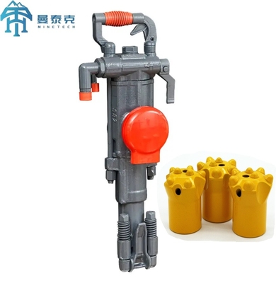 آلة حفر صخرة S82 Pusher Leg مع H22 X 108mm Shank