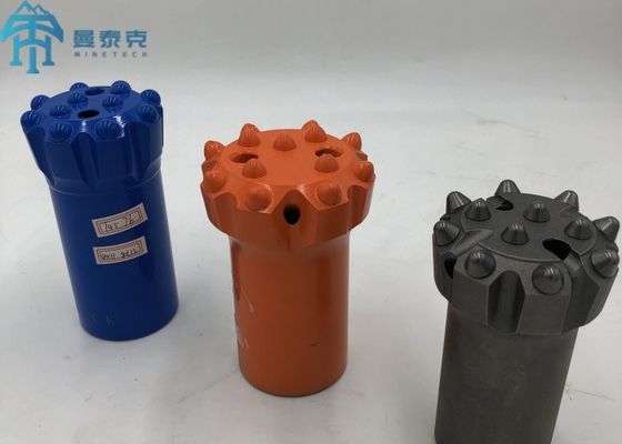 R38 76mm قطعة حفر زر الخيط وجه مسطح قطعة حفر للحفر الصخور