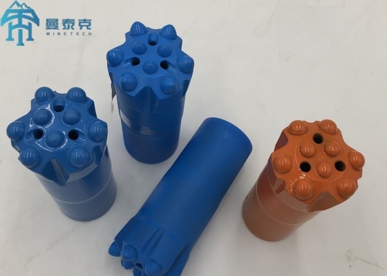 T38 89mm Thread Rock Drill Button Bits قطع الحفر لثقوب الصخور والتعدين