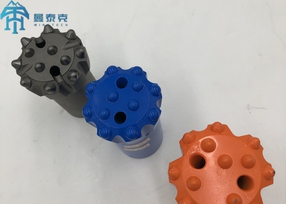 T38 89mm Thread Rock Drill Button Bits قطع الحفر لثقوب الصخور والتعدين