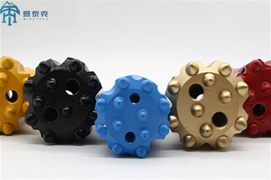 76mm T45 Threaded Button Bits Rock Drilling Tools  for Drifting and Tunneling