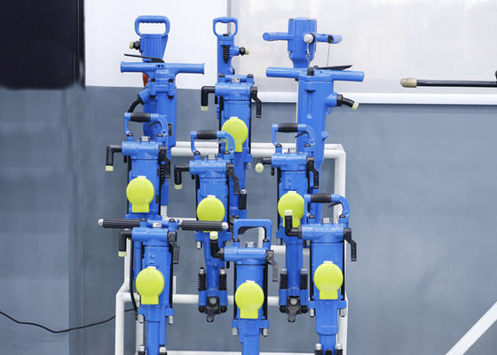 حفر الصخور المتنوعة YT29A المحمولة مع عمق الحفر 5m ووزن 27kg للتعدين والحجر