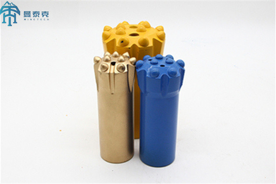 قطعة الحفر الصخرية الكبيرة T45 زر الخيط نوع 64mm CNC Machining