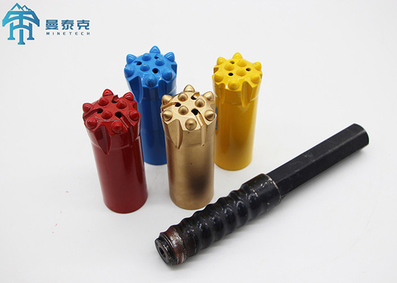 T51 89mm زر الموضوع بت التعدين كربيد التنجستن