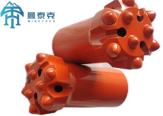 رأس حفر صخور ملولب T45 بقطر 76 مم مع 8 أزرار × 12.7