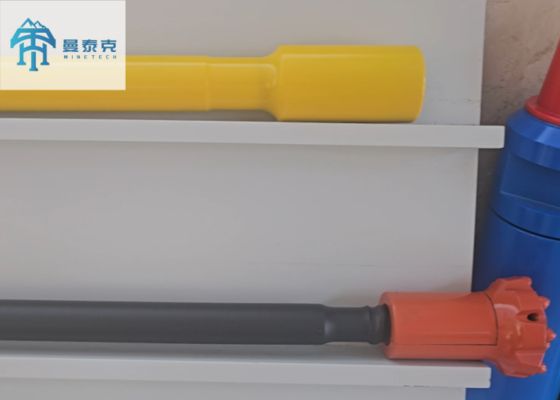 أدوات حفر الصخور بالتمديد T45 للتعدين تحت الأرض بطول 3 أمتار و 6 أمتار واختراق أعلى بنسبة 10٪ مصنوعة من سبائك الصلب 23CrNi3Mo